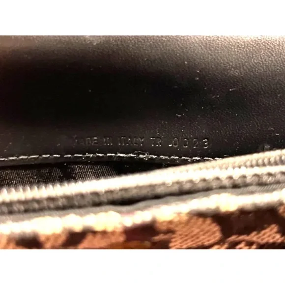 Dior Black and Gray Oblique Canvas Clutch Wallet - Picture 10 of 11